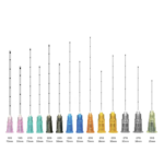 Platinum Threads sterile cannula used for dermal filler and collagen thread treatments